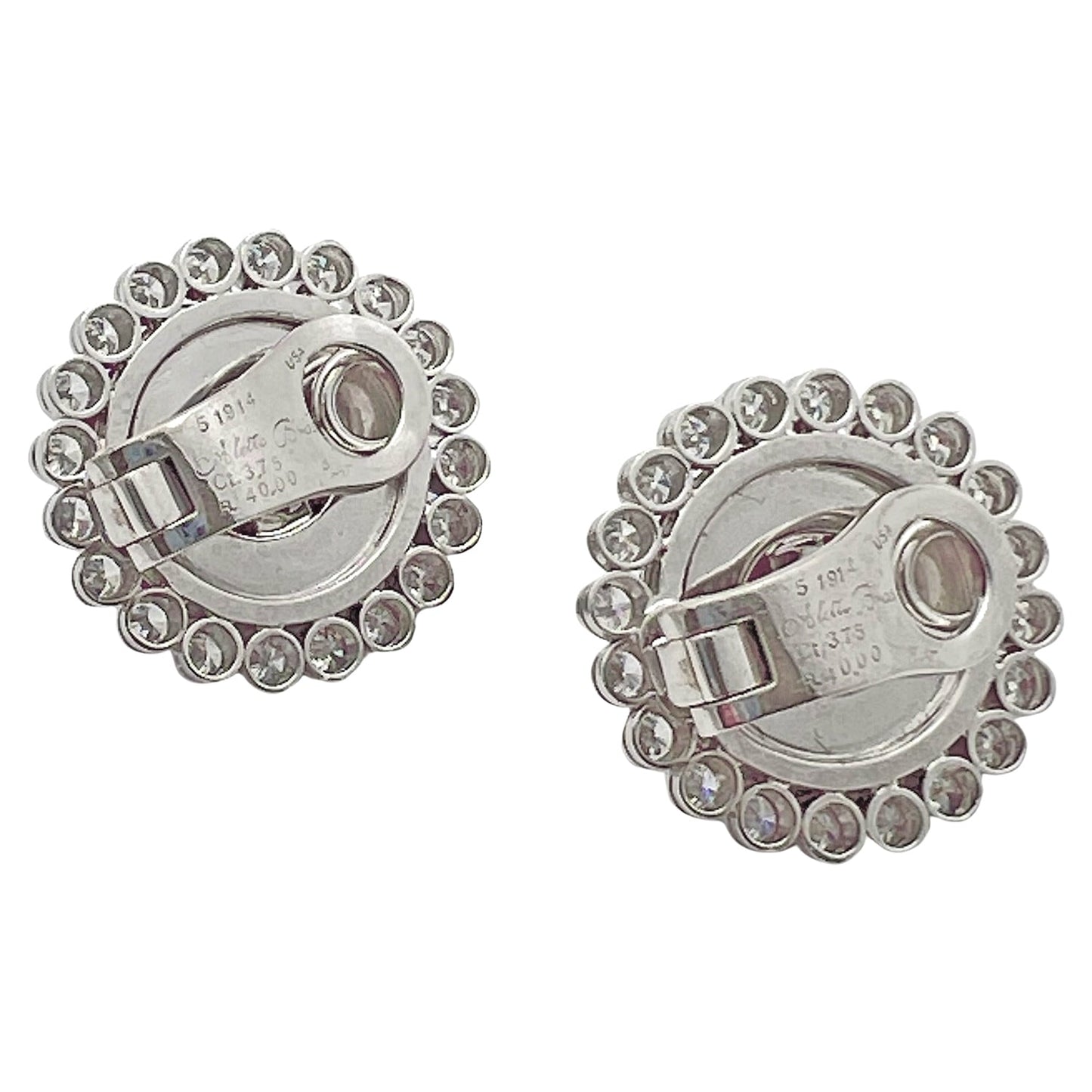 Aletto Brothers - Invisibly-Set Ruby Diamond Dome Earrings