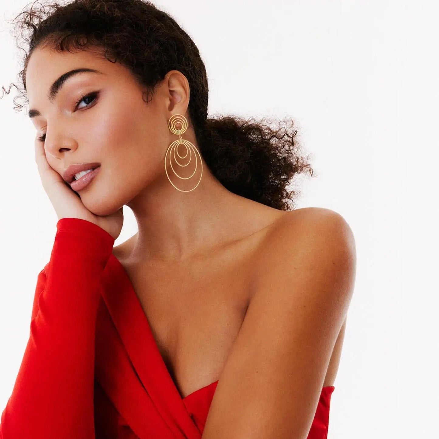 Buccellati - 18k Yellow Gold Hawaii Waikiki Circle Drop Earrings