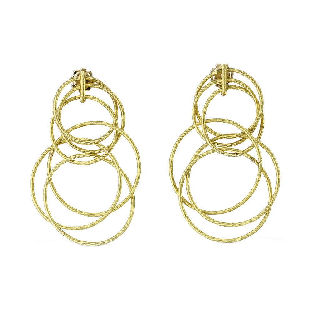 18k Yellow Gold "Hawaii Waikiki" Drop Earrings