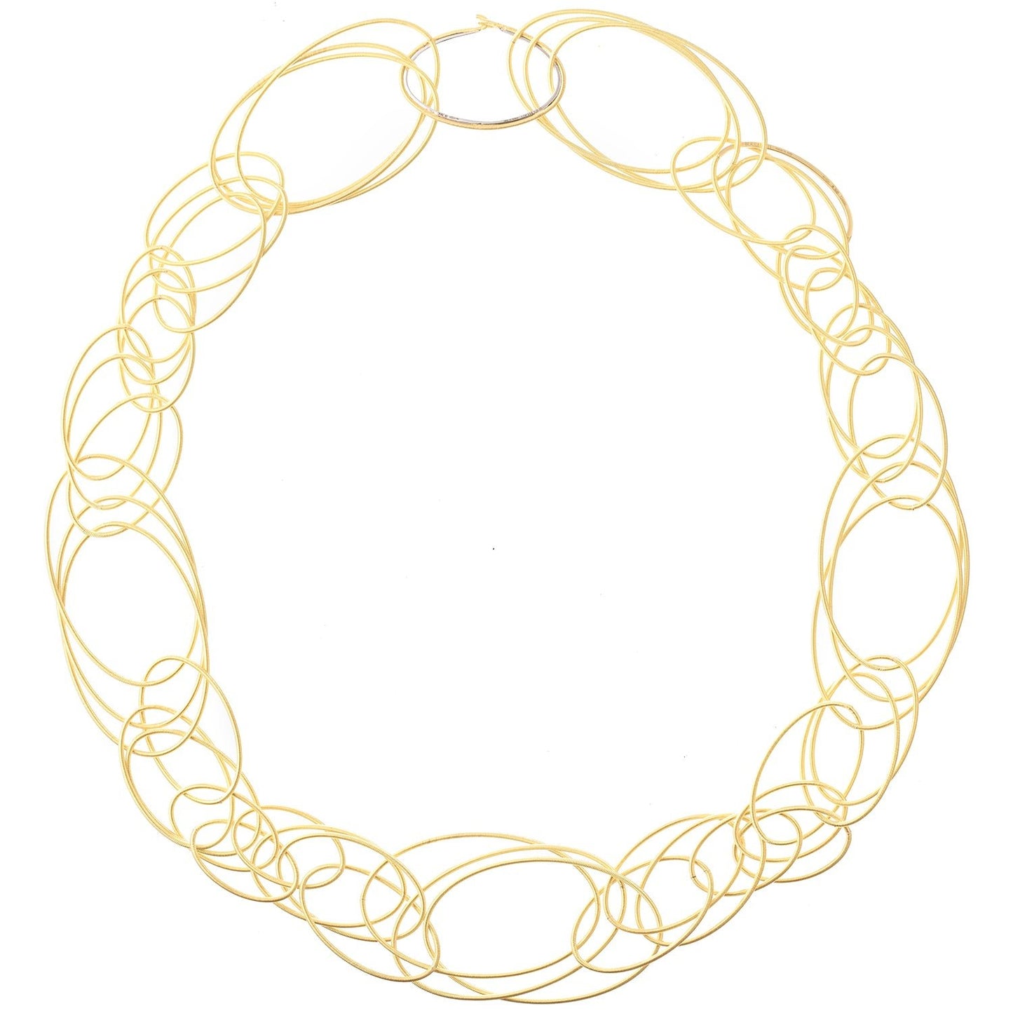 Buccellati - 18k Yellow Gold Oval Hawaii Link Necklace