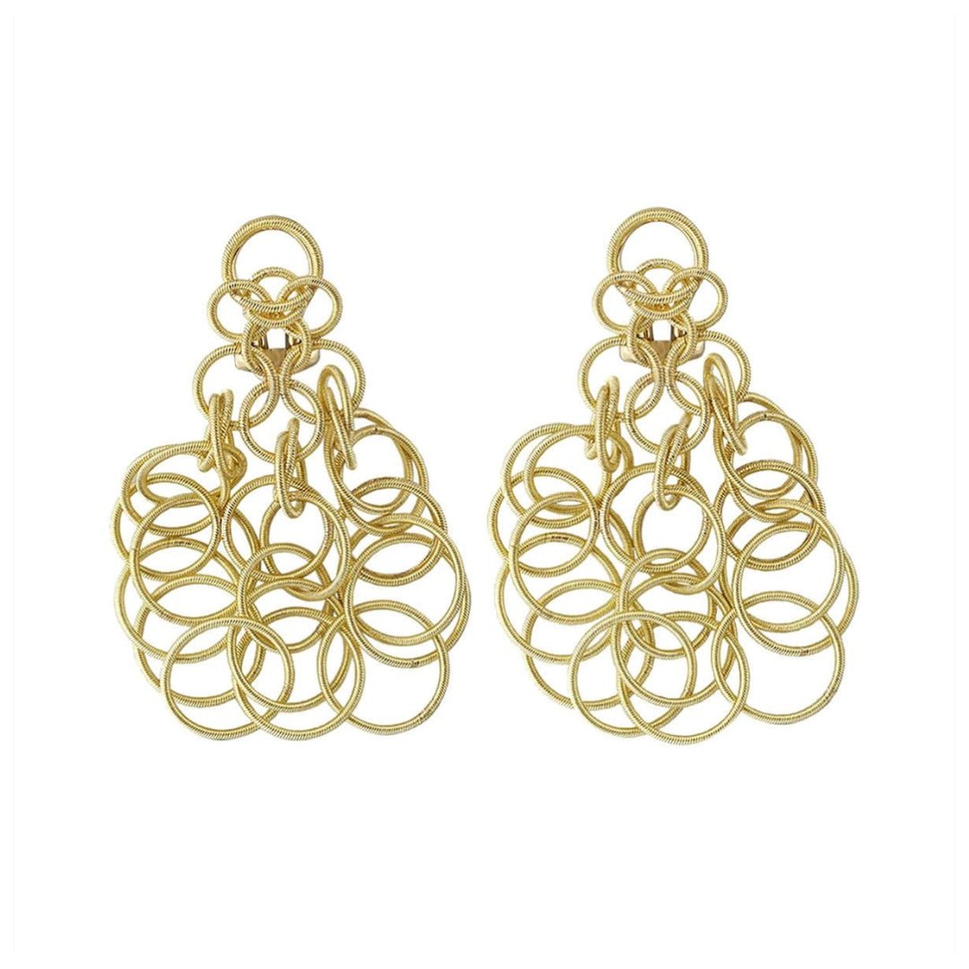 Buccellati - 18k Yellow Gold Small Hawaii Earrings