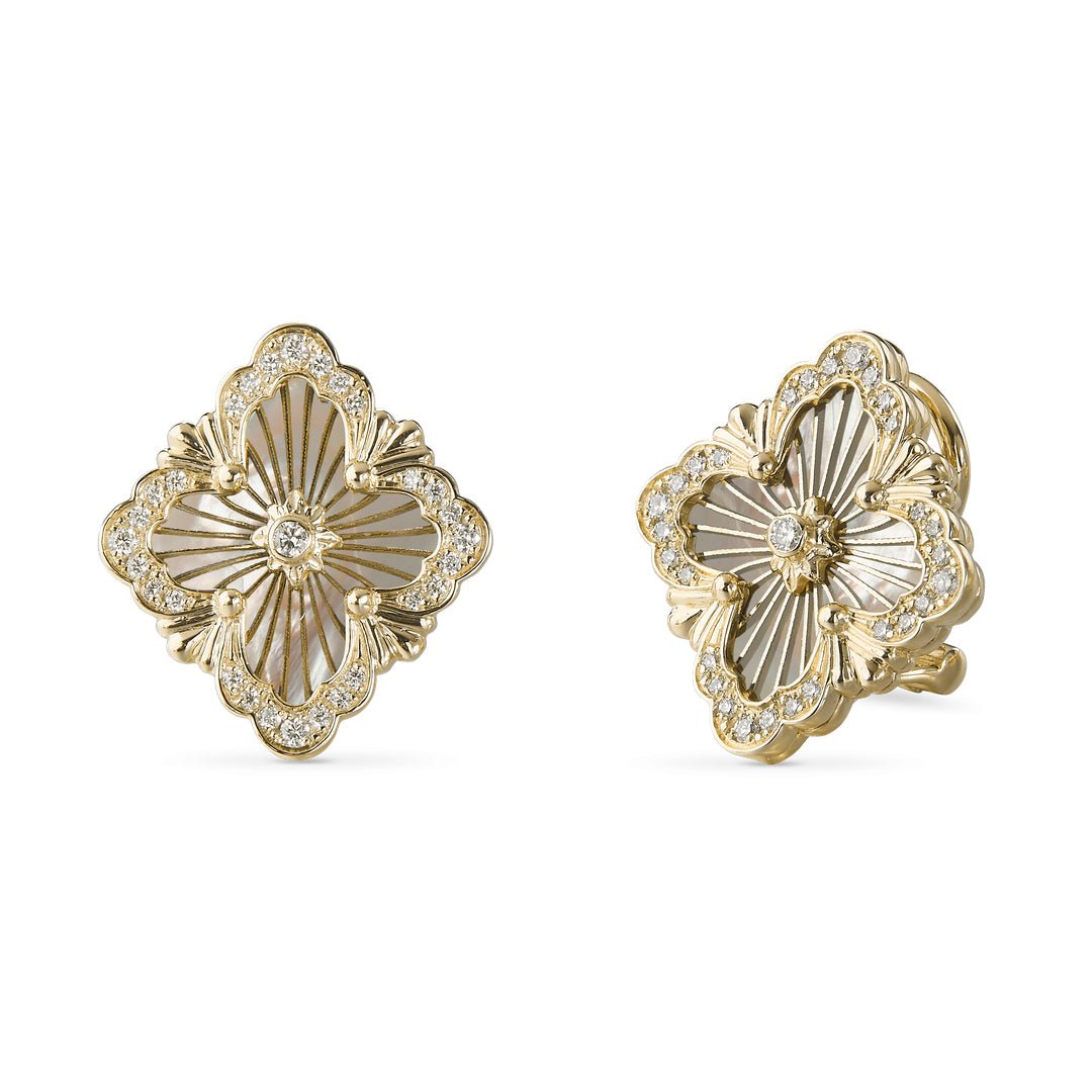 Buccellati - Mother - of - Pearl Diamond Opera Tulle Earrings