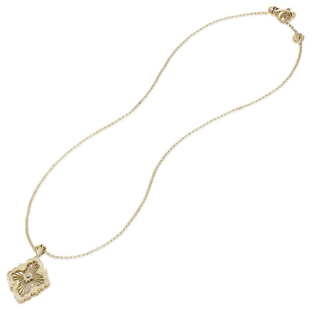 Buccellati - Mother - of - Pearl Diamond Opera Tulle Pendant