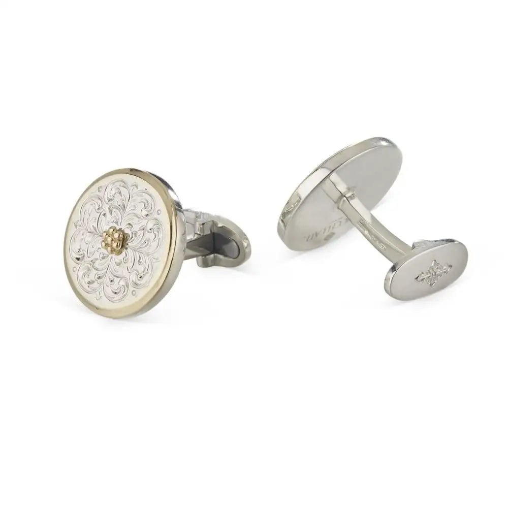 Buccellati - Silver Gold Ornatino Cufflinks