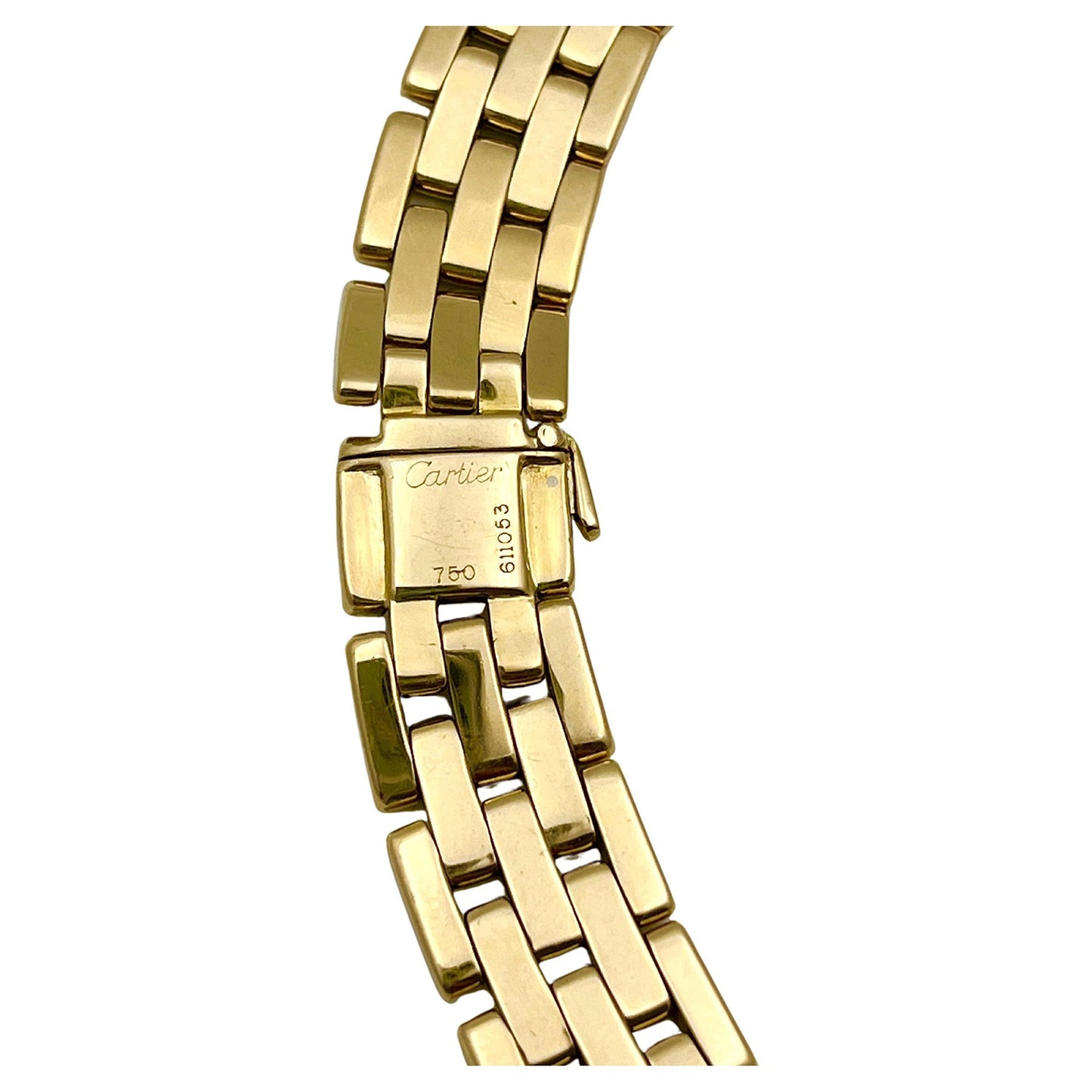 Cartier - 18k Yellow Gold Diamond Maillon Panthère Necklace