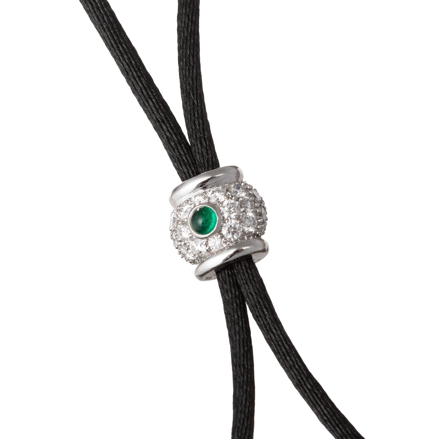 Cartier - Diamond Onyx Emerald Panthère Necklace