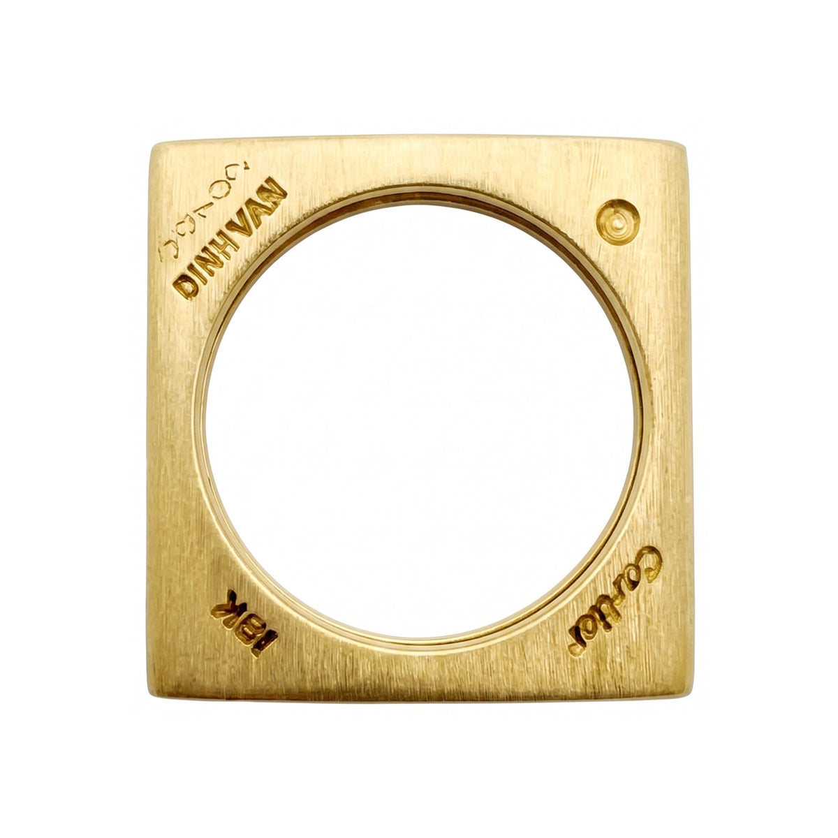Cartier - Dinh Van 18k Yellow Gold Double Faces Ring