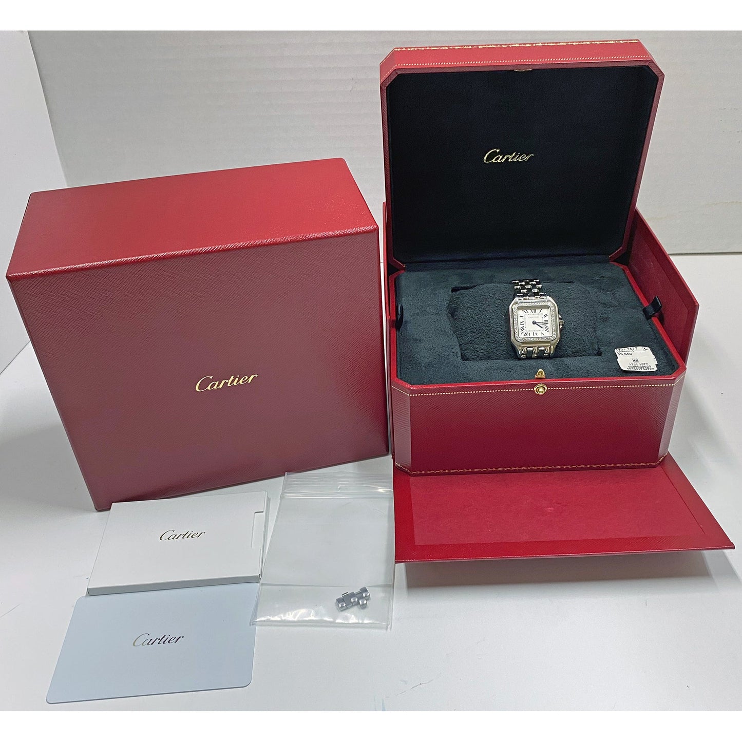 Cartier - Panthère Medium Steel Diamond Bezel (W4PN0018)