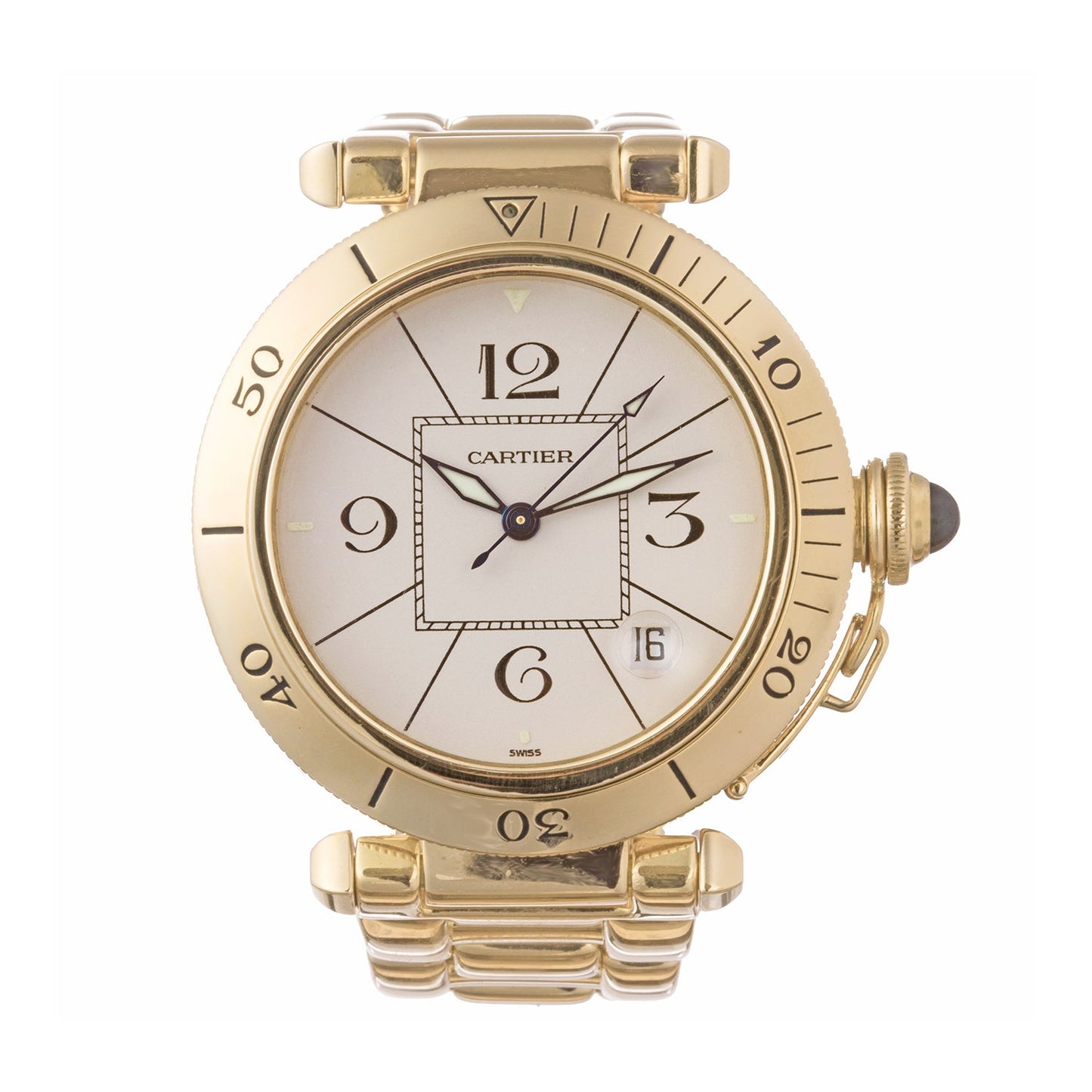 Cartier - Pasha Automatic 38mm Yellow Gold