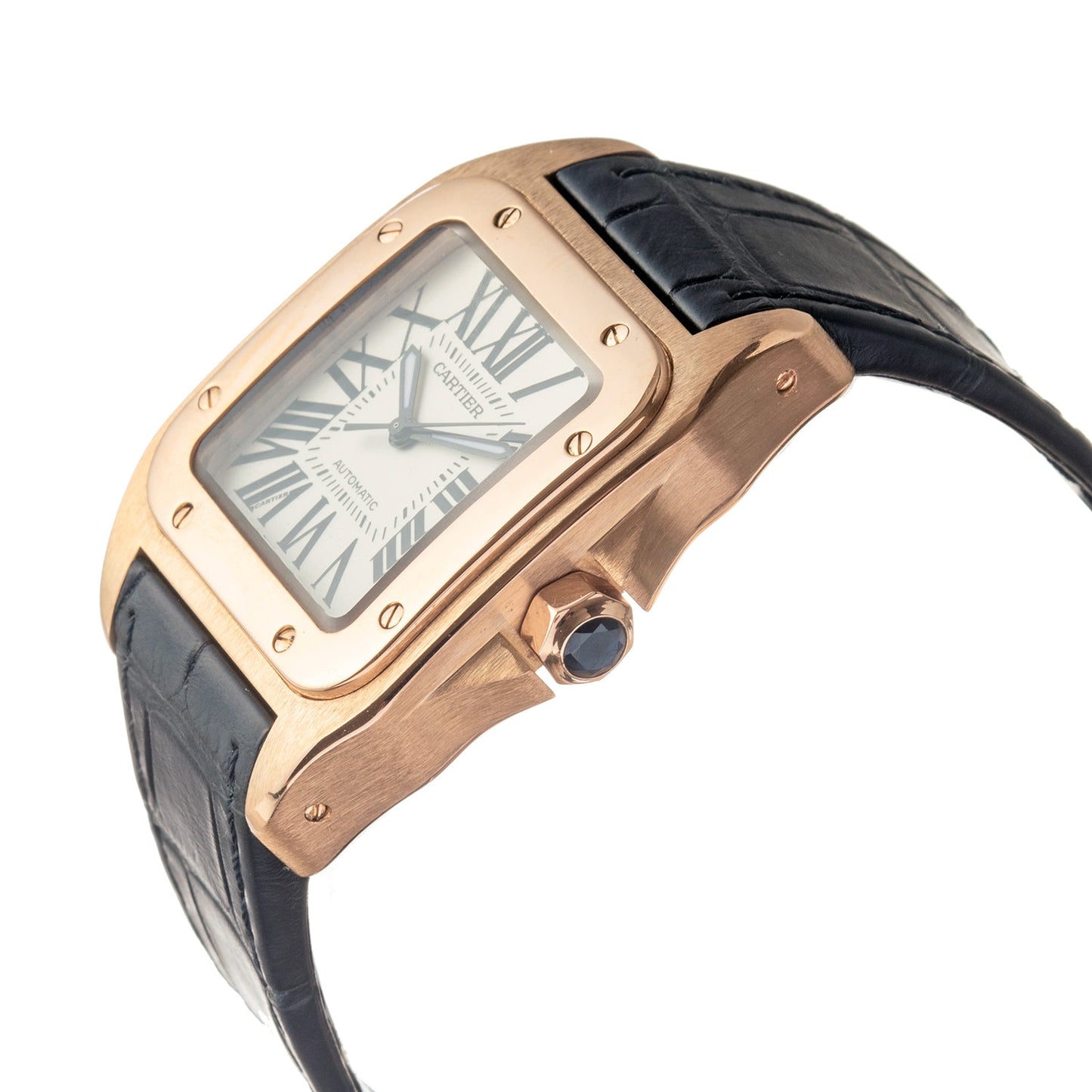 Cartier - Santos 100 Medium Rose Gold (2879)
