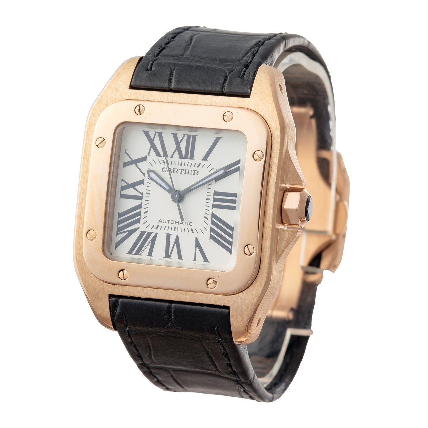 Cartier - Santos 100 Medium Rose Gold (2879)