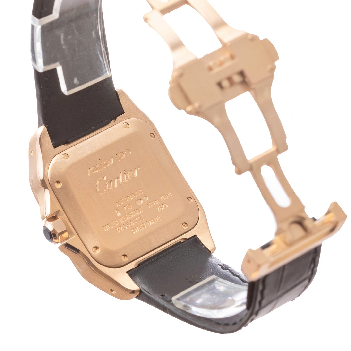 Cartier - Santos 100 Medium Rose Gold (2879)