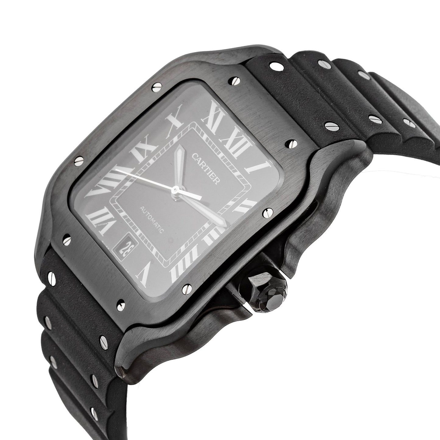 Cartier - Santos Large Black ADLC (WSSA0039)