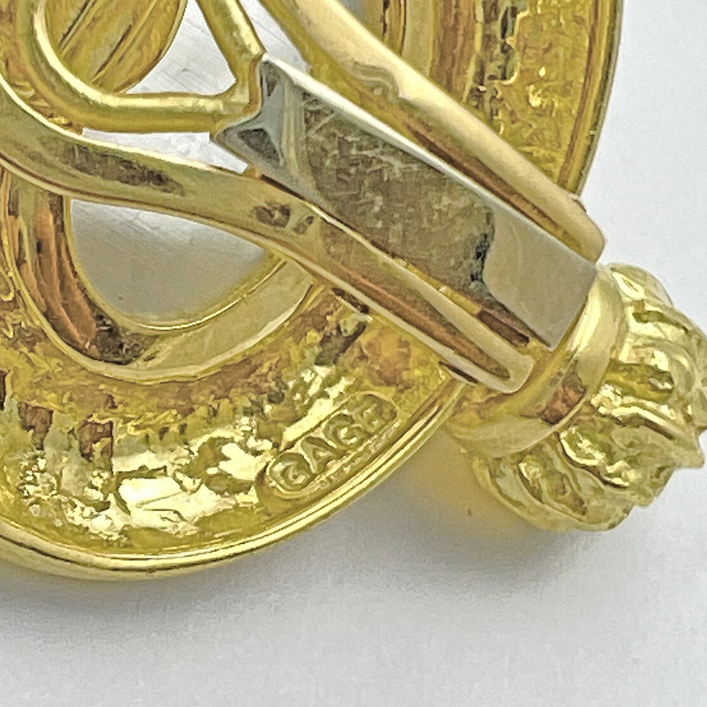 18k Yellow Gold Prasiolite Clip Earrings