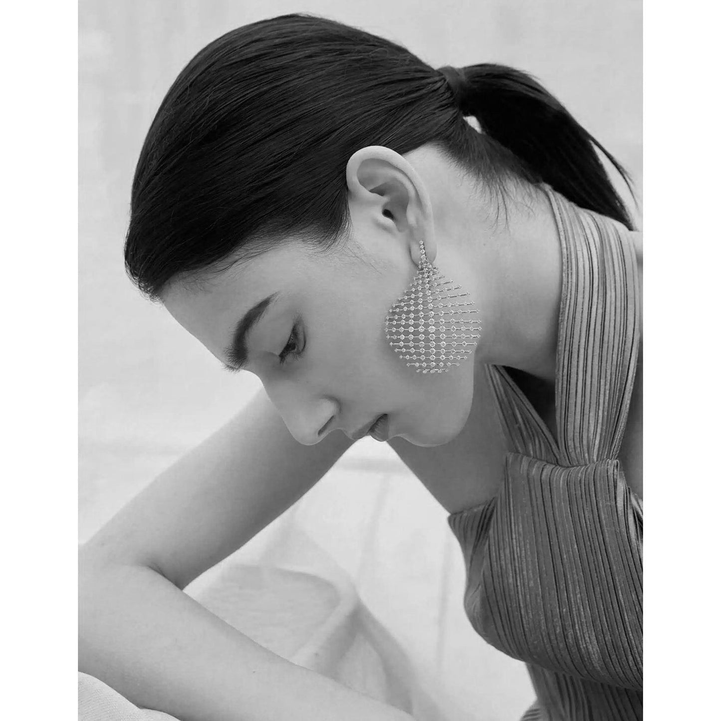 Fernando Jorge - 18k White Gold Diamond Medium Plus Disco Earrings