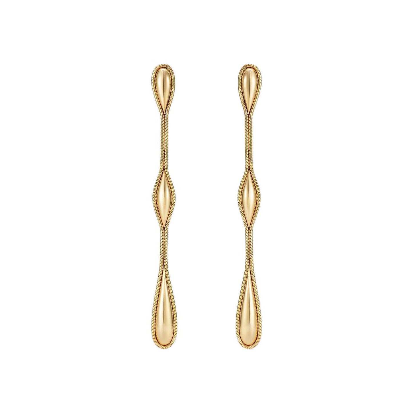 Fernando Jorge - 18k Yellow Gold Fluid Drop Earrings
