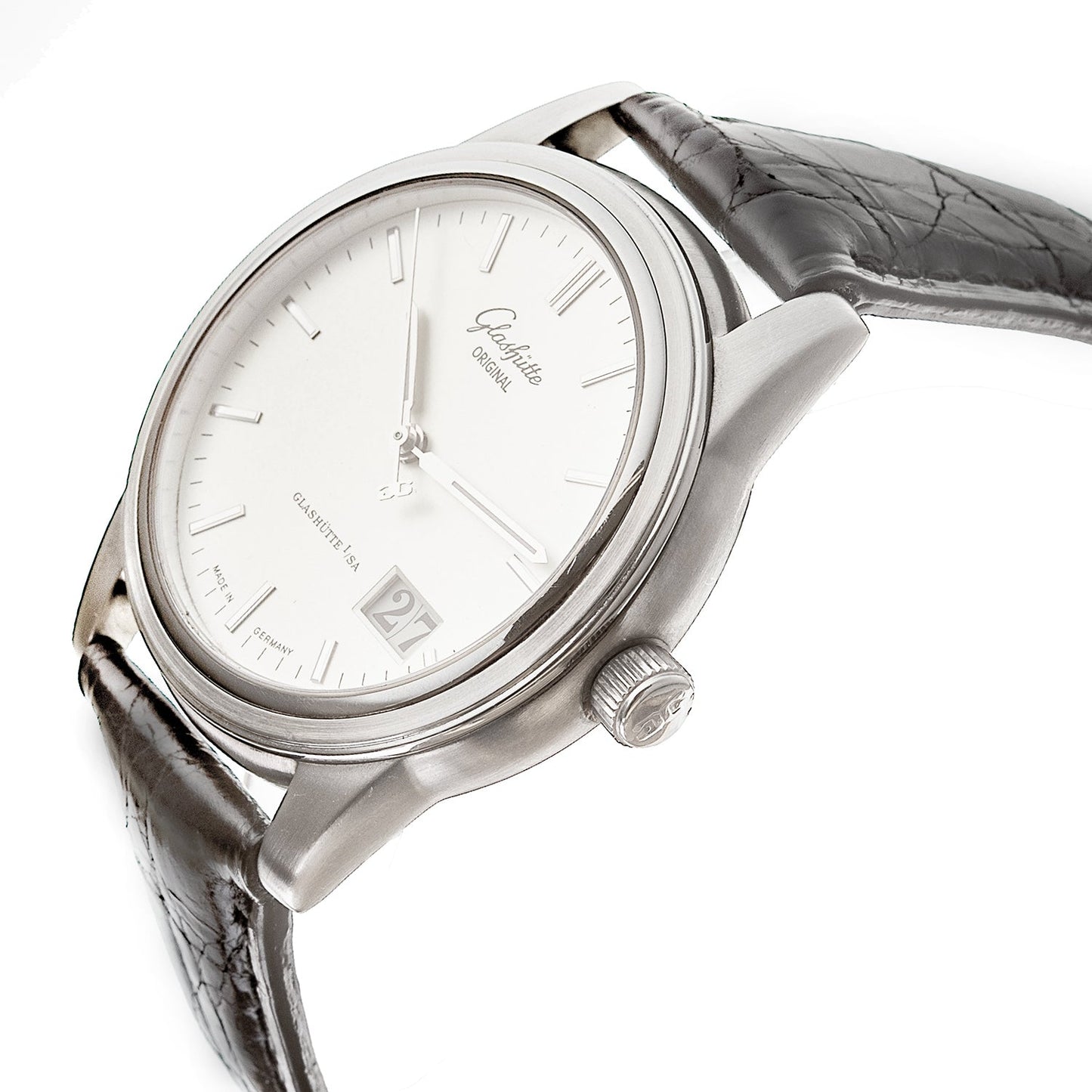 Glashutte Original - Senator Panorama Date Steel (38-42-04-22-04)