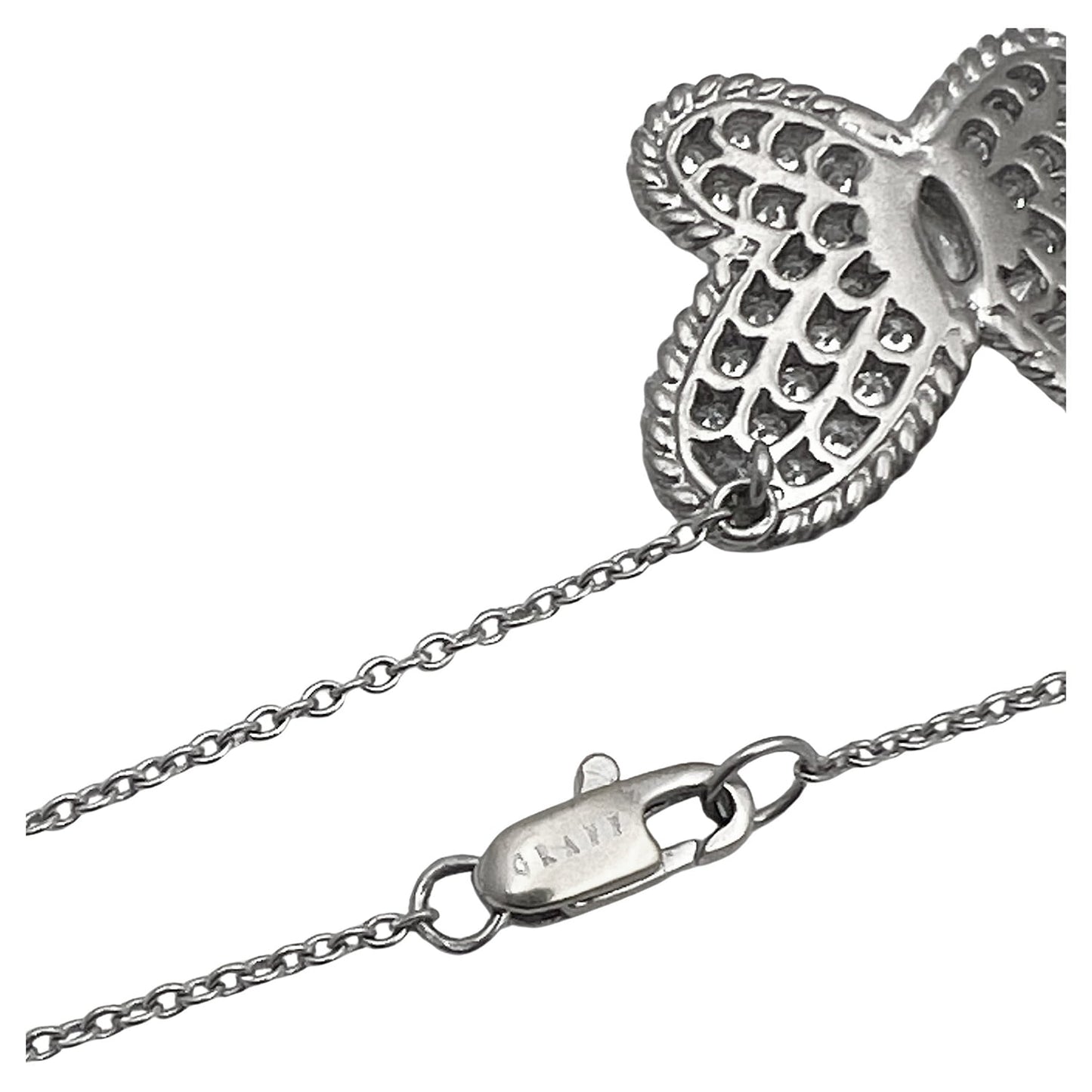 Graff - Pavé Diamond Butterfly Pendant Necklace