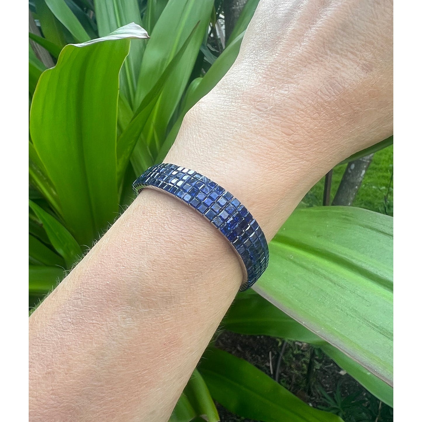 Greenleaf & Crosby - Invisibly - Set Sapphire Line Bracelet