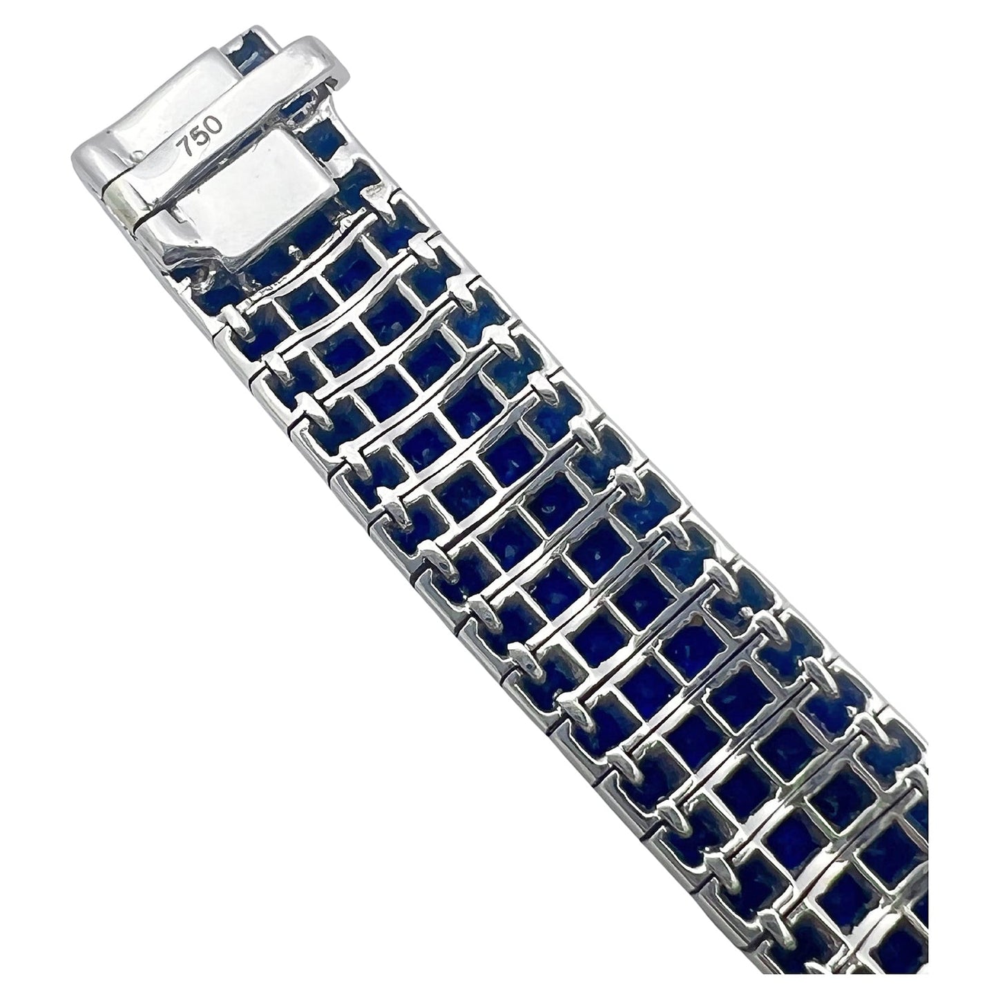 Greenleaf & Crosby - Invisibly - Set Sapphire Line Bracelet