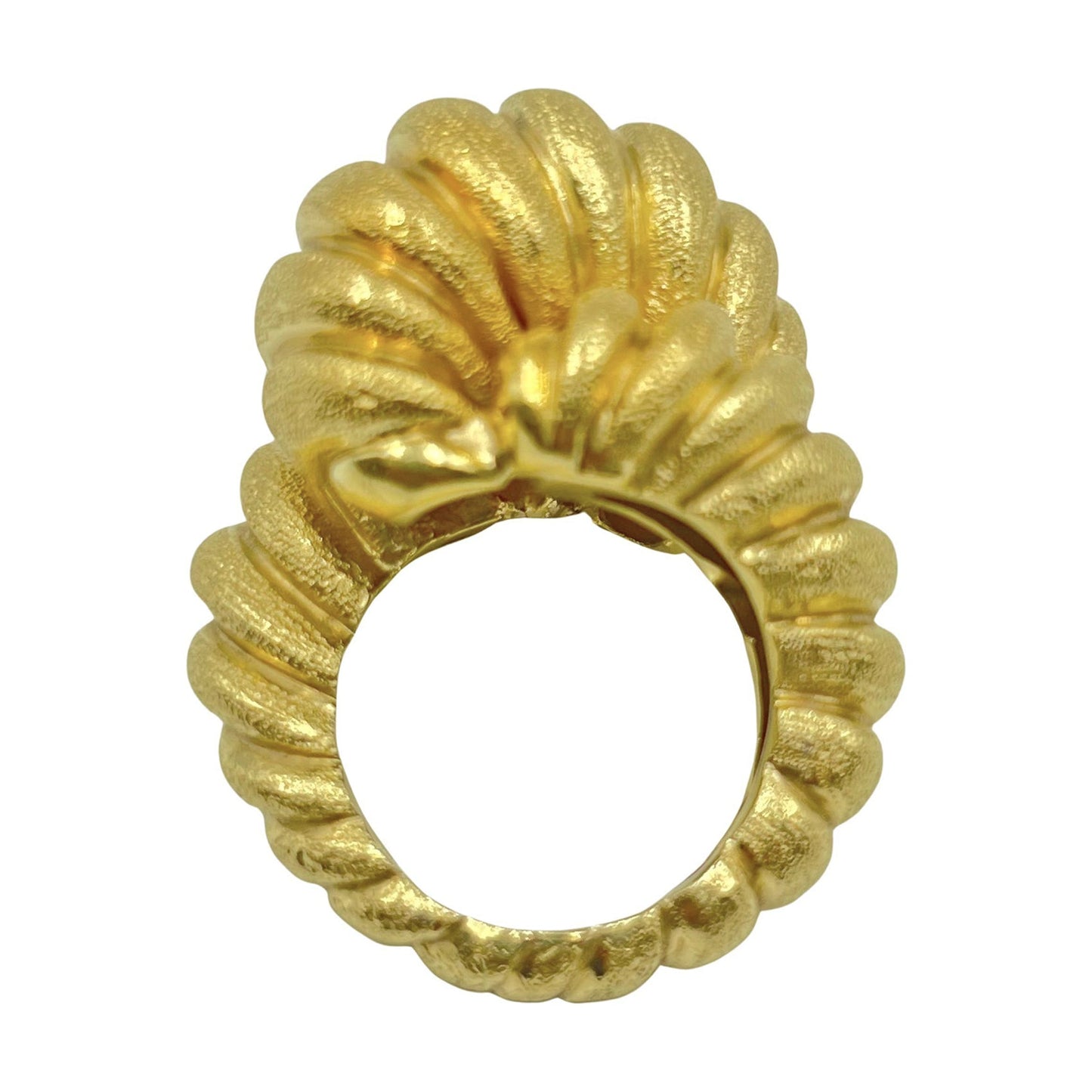 Henry Dunay - 18k Yellow Gold Rope - Twist Knot Cocktail Ring