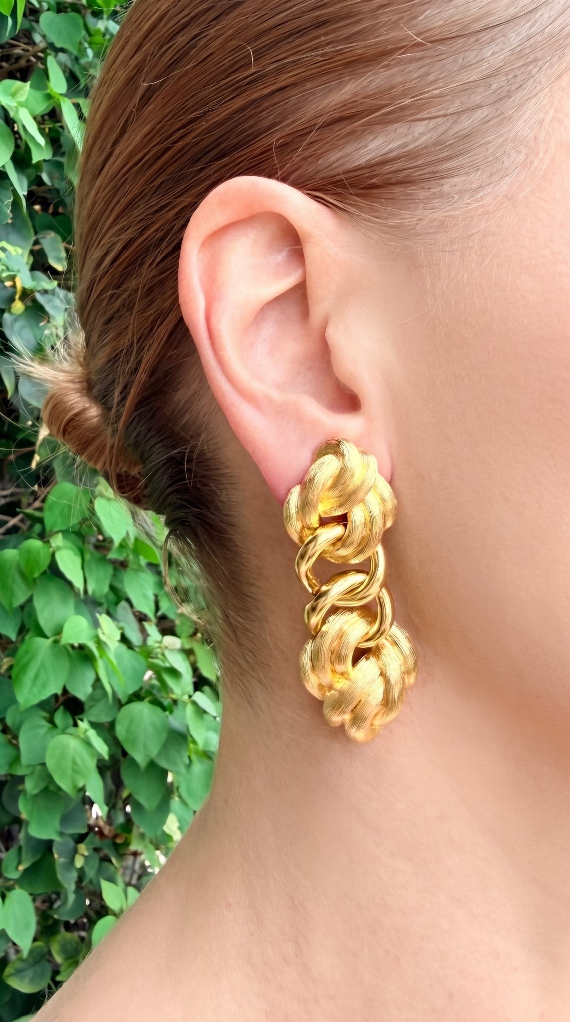 Henry Dunay - 18k Yellow Gold Sabi Drop Earrings