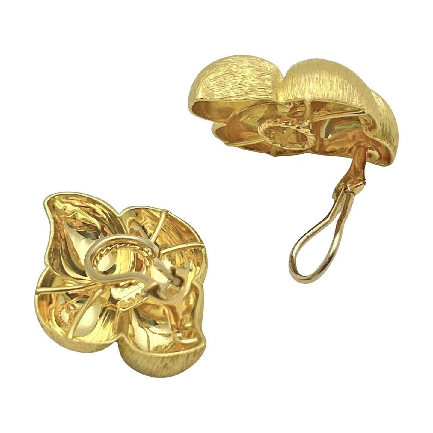 Henry Dunay - 18k Yellow Gold Sabi Quad Knot Earrings