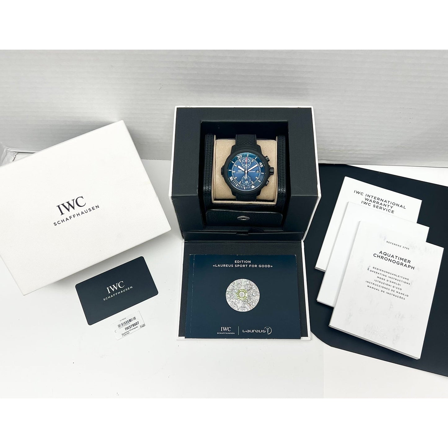 IWC Schaffhausen - Pre - Owned Aquatimer Chronograph "Laureus" (IW379507)