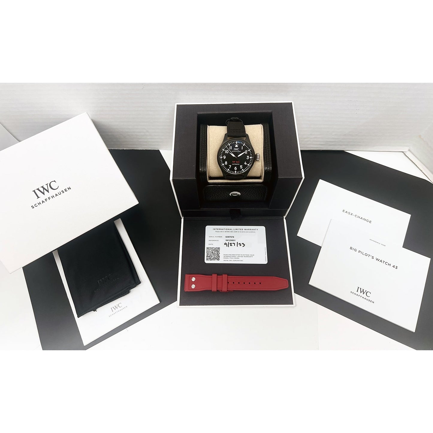 IWC Schaffhausen - Pre - Owned Pilot's Watch 43 TOP GUN Ceramic (IW329801)