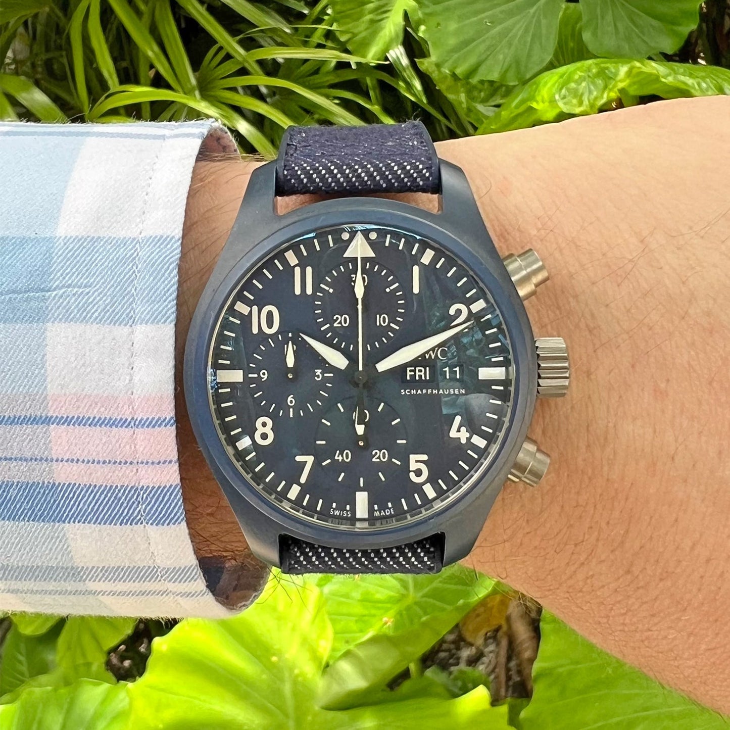 IWC Schaffhausen - Pre - Owned Pilot's Watch Chronograph 41 TOP GUN "Oceana" (IW389404)