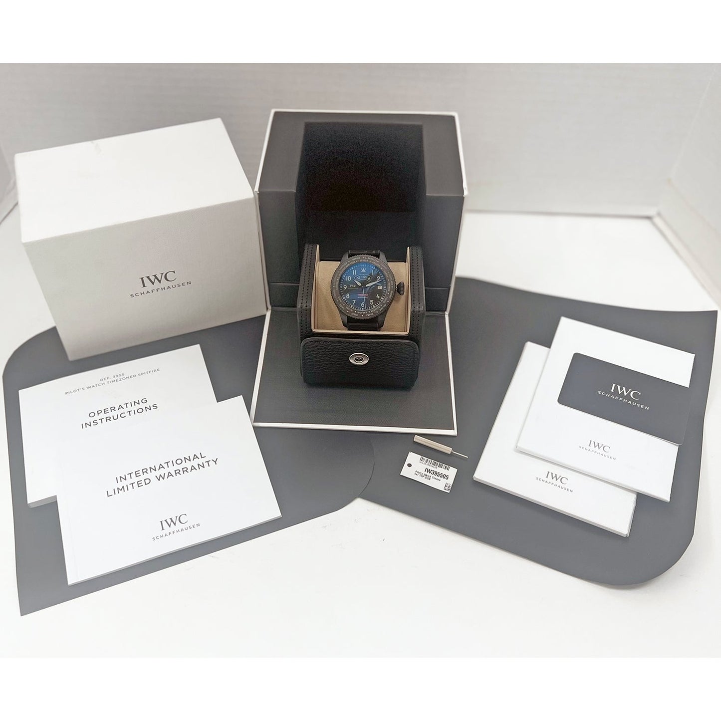 IWC Schaffhausen - Pre - owned Pilot's Watch Timezoner TOP GUN Ceratanium (IW395505)
