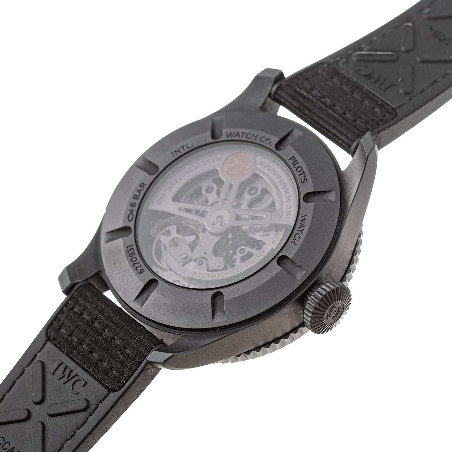 IWC Schaffhausen - Pre - owned Pilot's Watch Timezoner TOP GUN Ceratanium (IW395505)