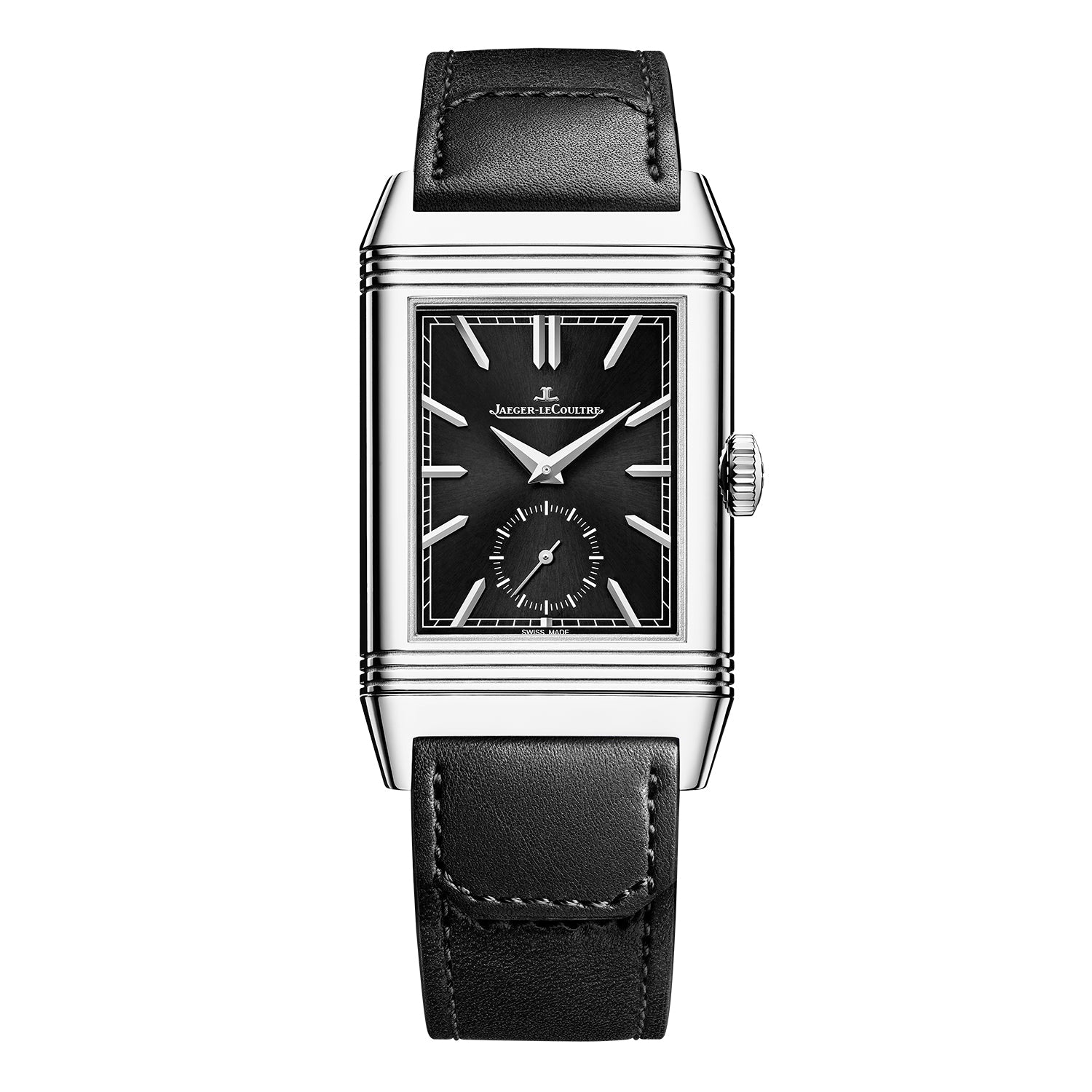 Jaeger-LeCoultre Reverso Tribute Duoface Black Dial Steel Q398847J