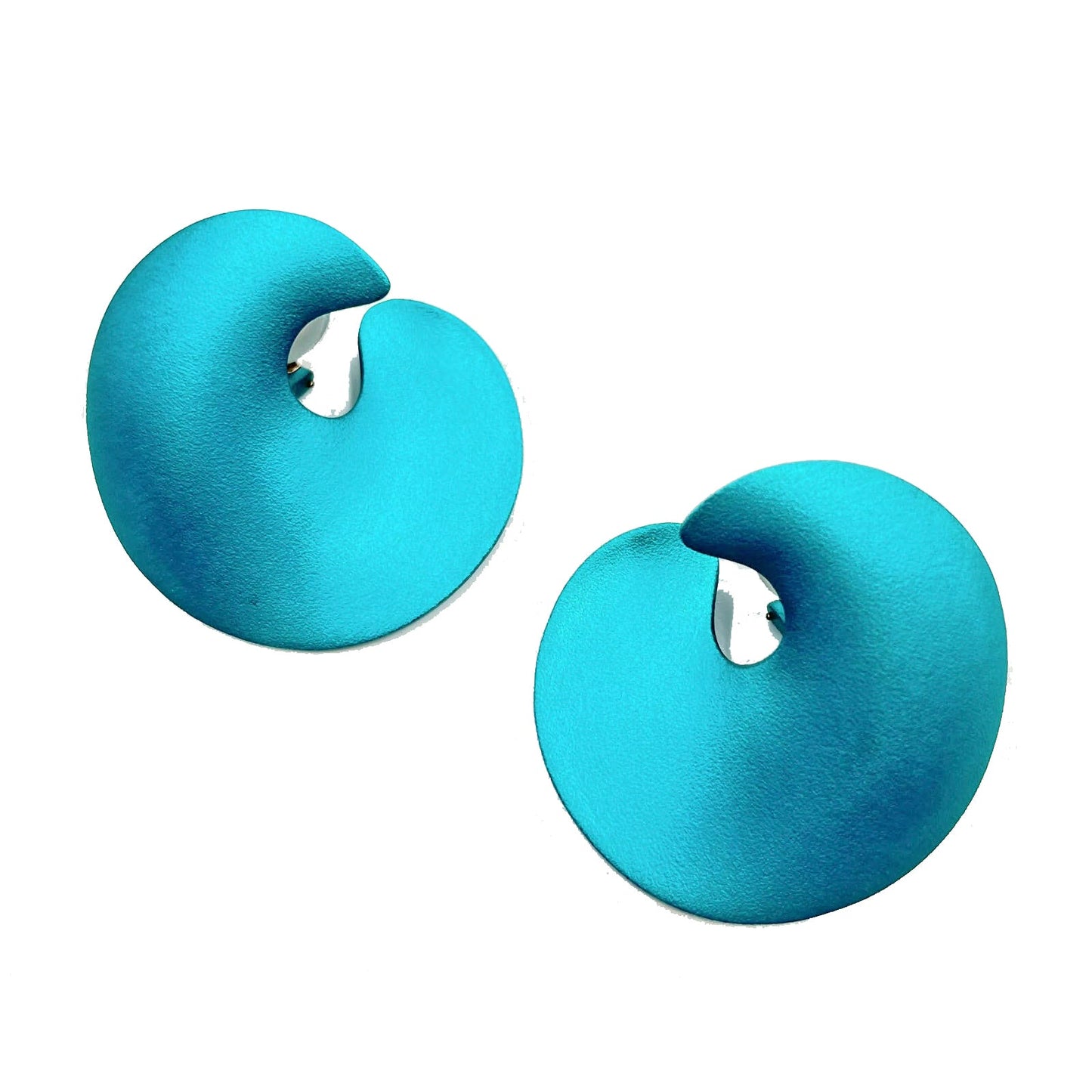 JAR - Blue Valerie Aluminum Clip Earrings