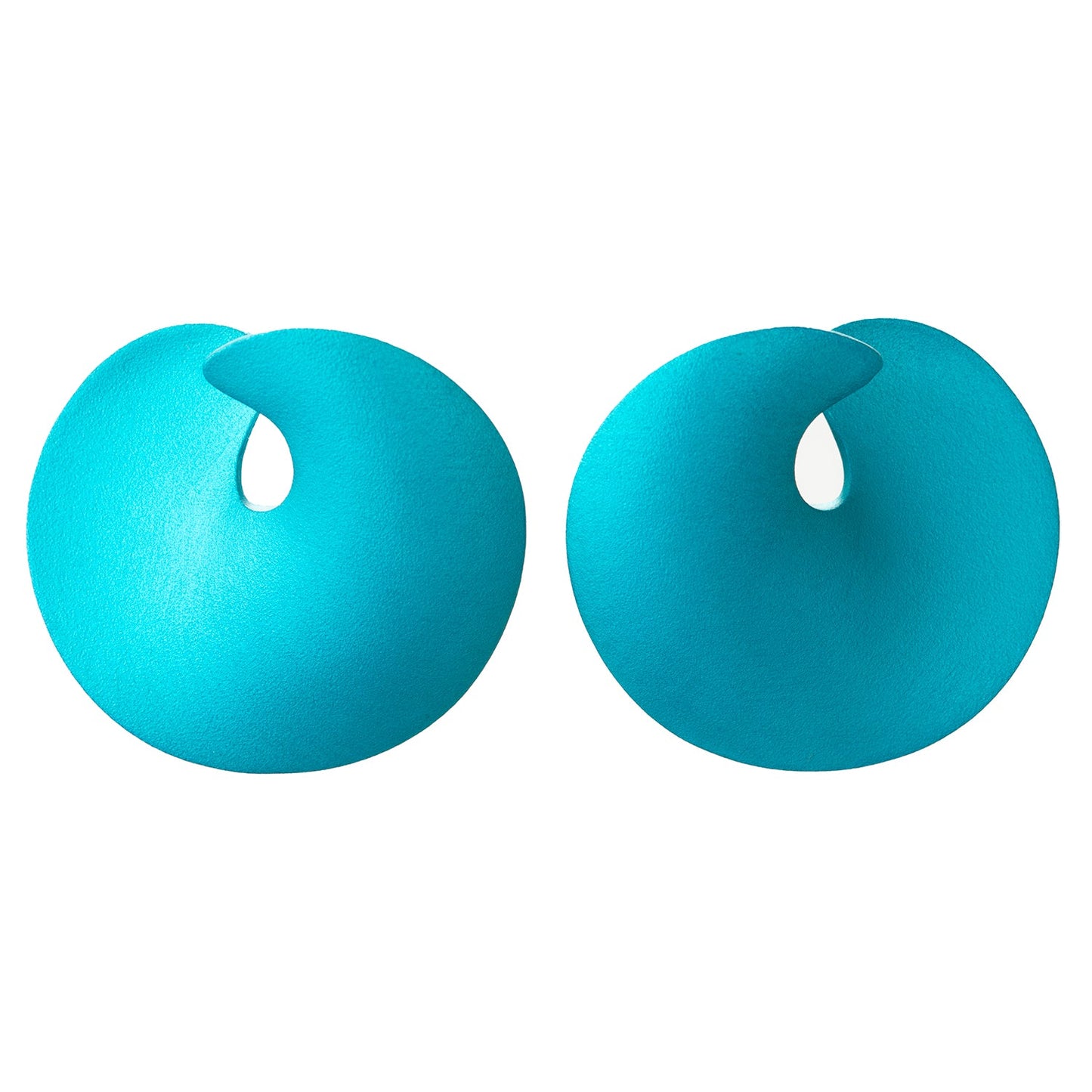 JAR - Blue Valerie Aluminum Clip Earrings