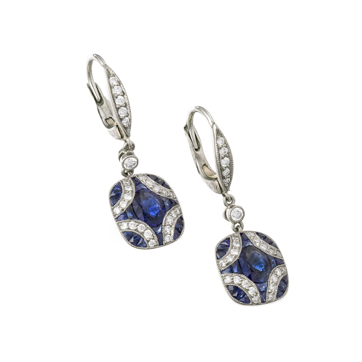 Kwiat - Sapphire Diamond Argyle Small Drop Earrings