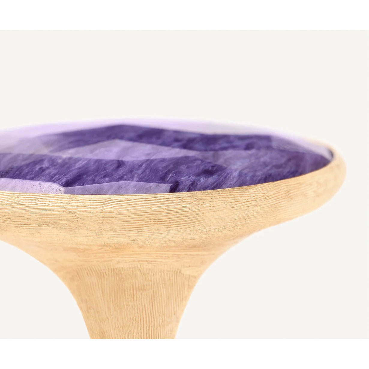 Marco Bicego - 18k Yellow Gold Charoite Lunaria Cocktail Ring