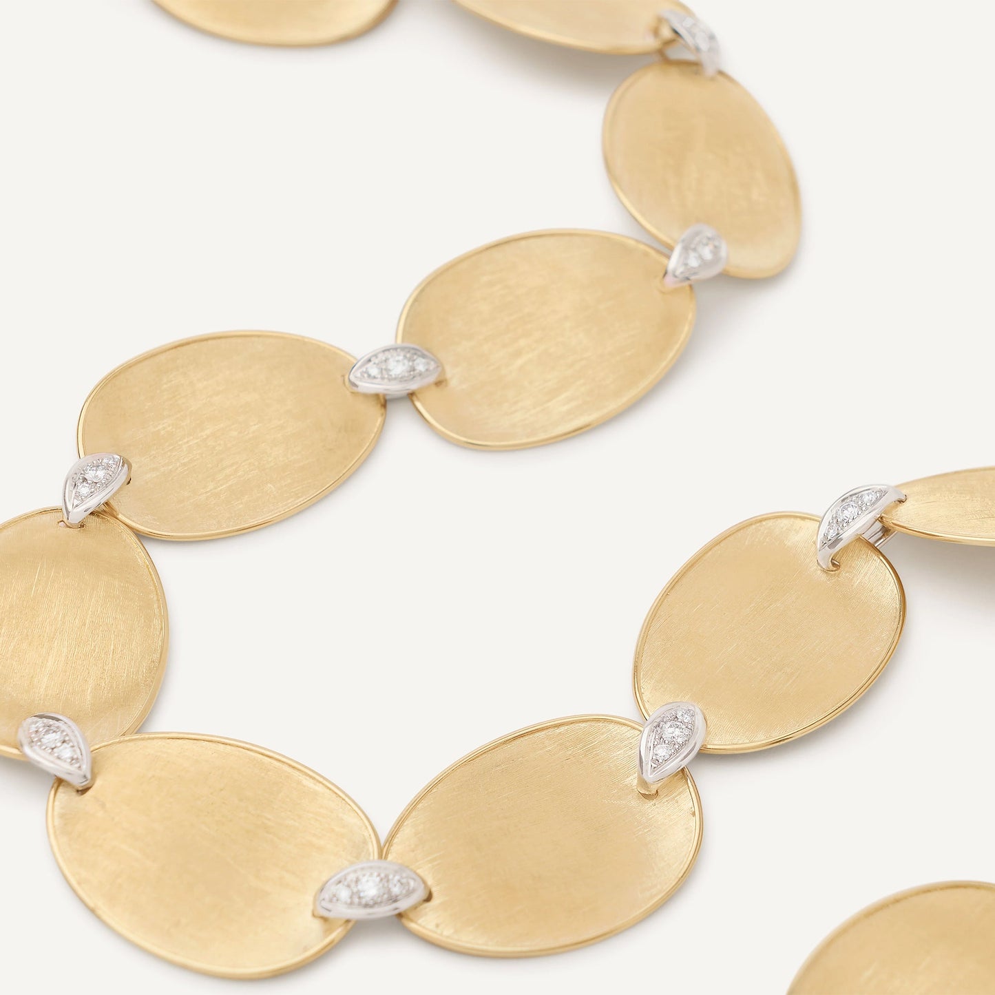 Marco Bicego - 18k Yellow Gold Diamond Lunaria Collar Necklace