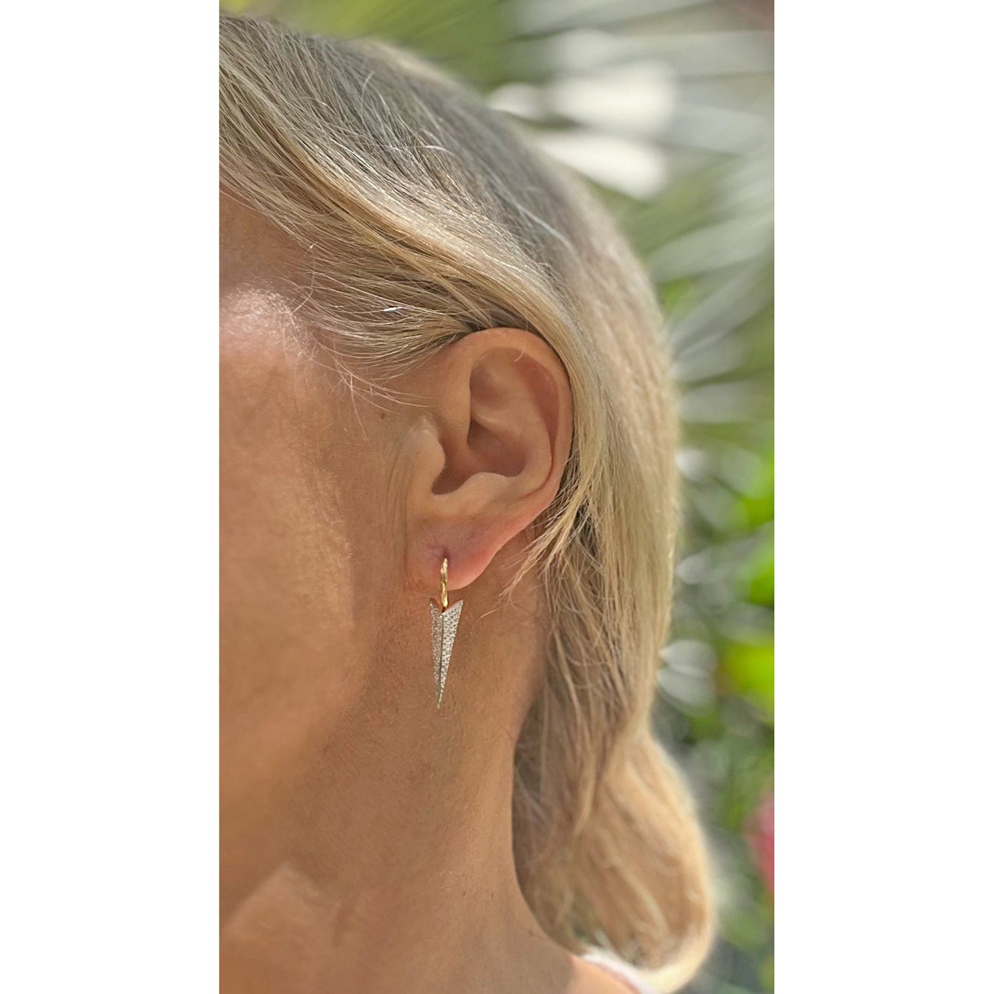 Mimi So - 18k Gold Diamond Stinger Drop Earrings