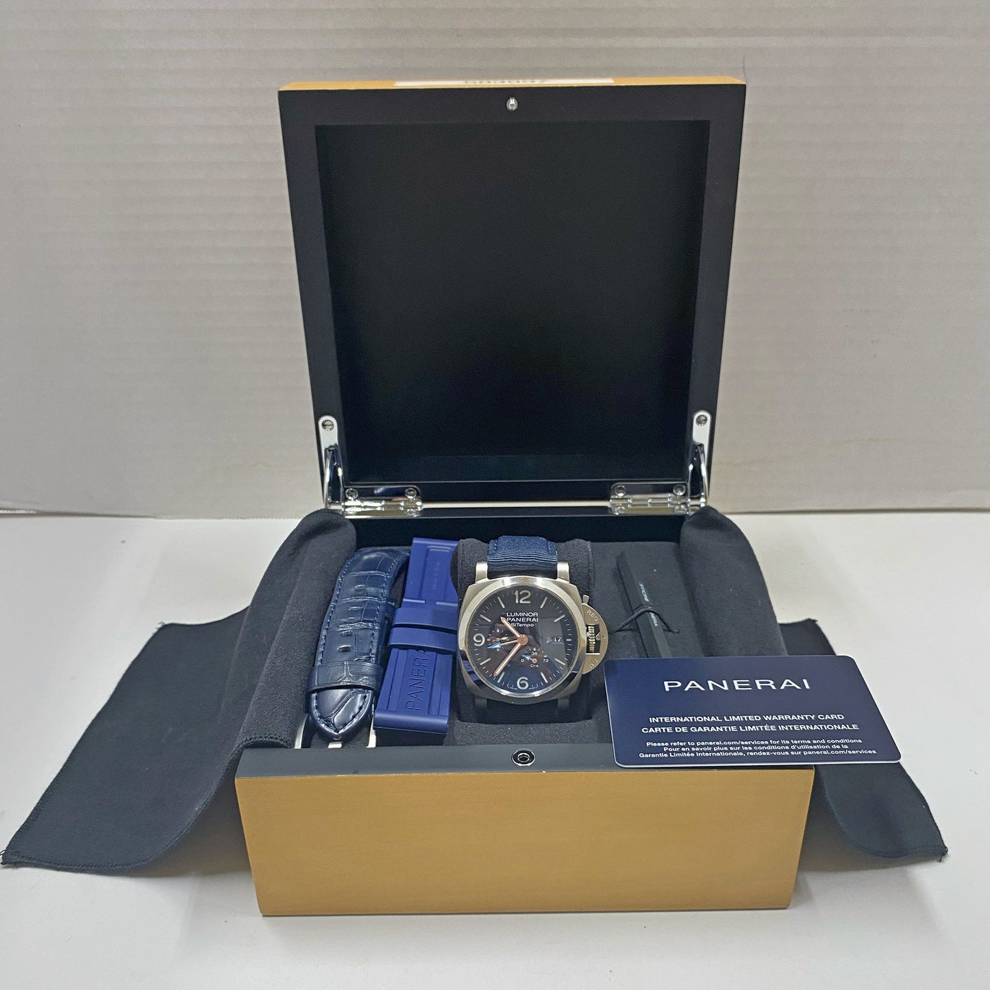 Panerai - Pre - Owned Luminor BiTempo 44mm Blue Dial (PAM01361)