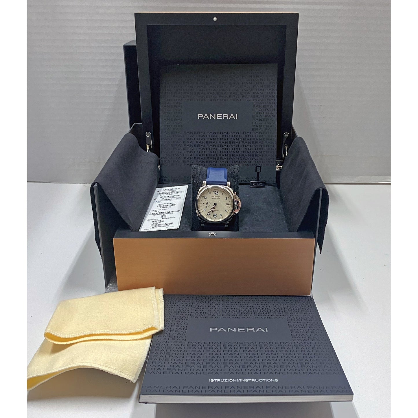 Panerai - Pre - Owned Luminor Due 38mm Ivory Dial Steel (PAM00903)
