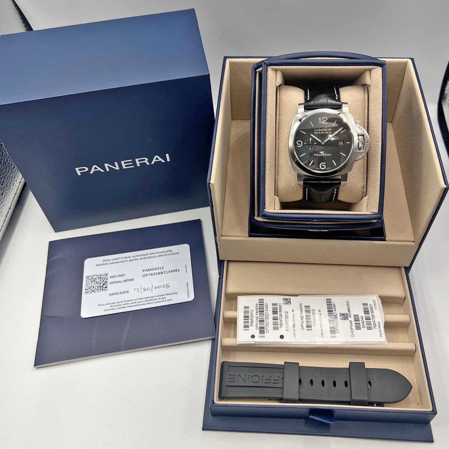 Panerai - Pre - Owned Luminor Marina 44mm (PAM03312)