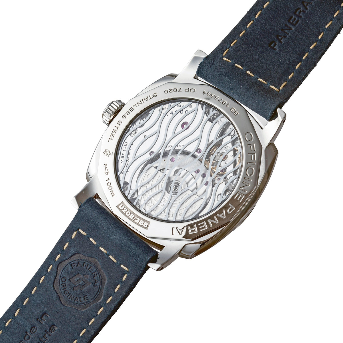 Panerai - Pre-Owned Radiomir 1940 42mm Blue Dial Watch (PAM00933)