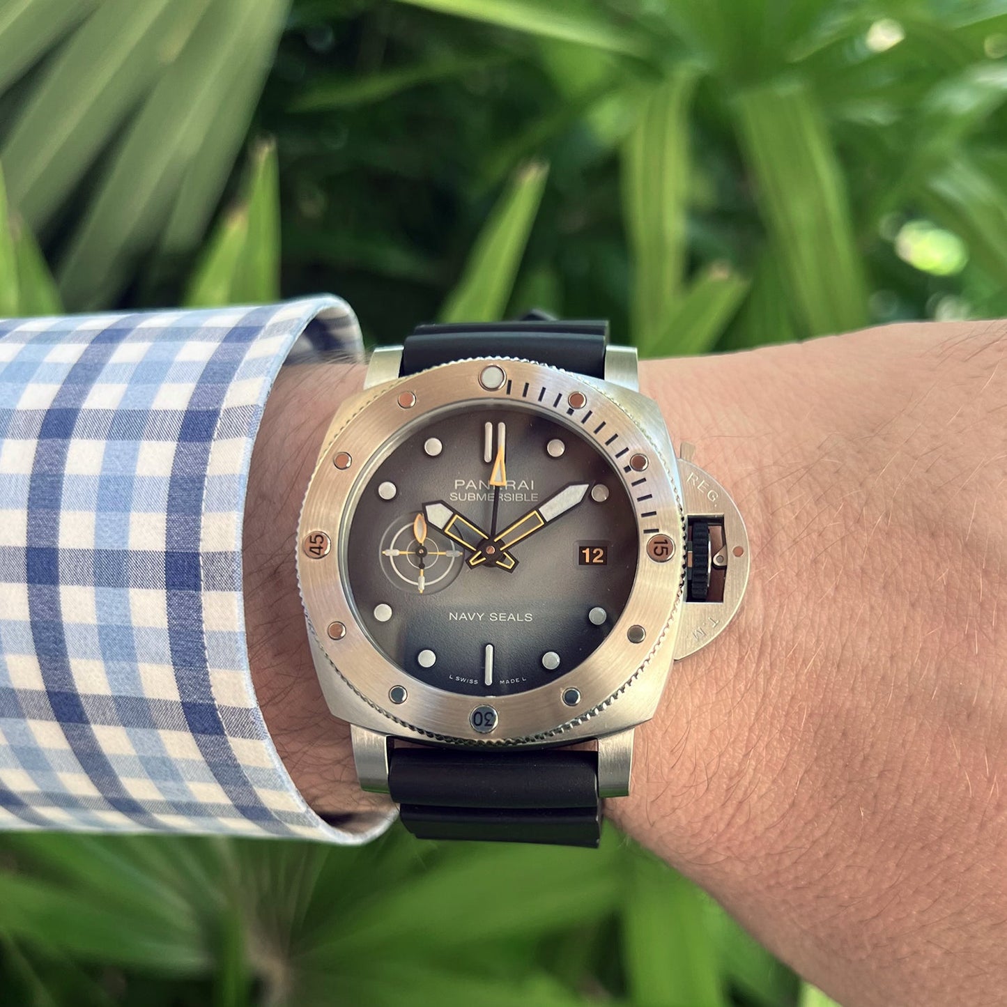 Panerai - Pre - Owned Submersible GMT Navy SEALs (PAM01323)