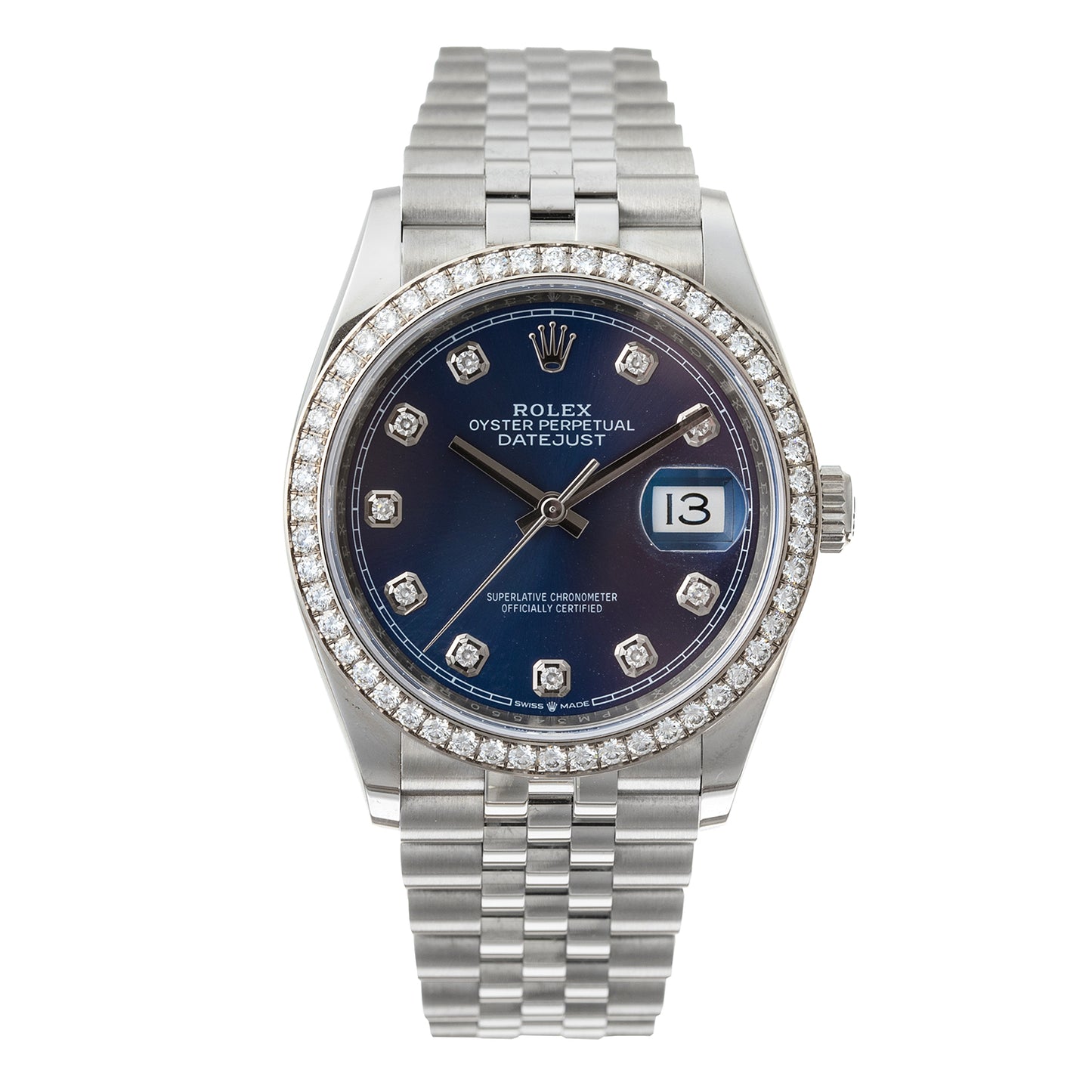 Datejust 36 Steel Diamond (126284RBR)