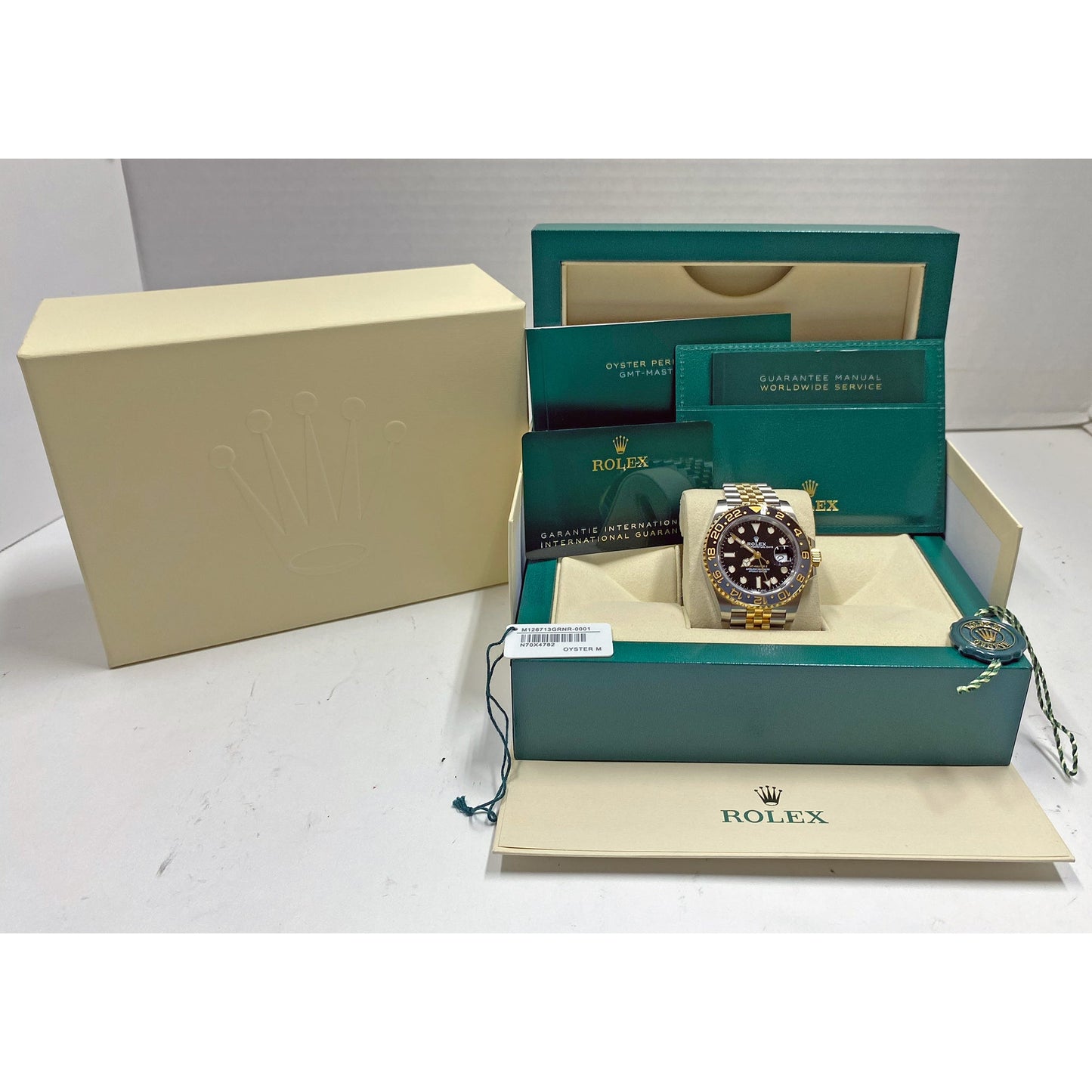 Rolex - GMT - Master II "Zombie" Oystersteel Yellow Gold (126713GRNR)