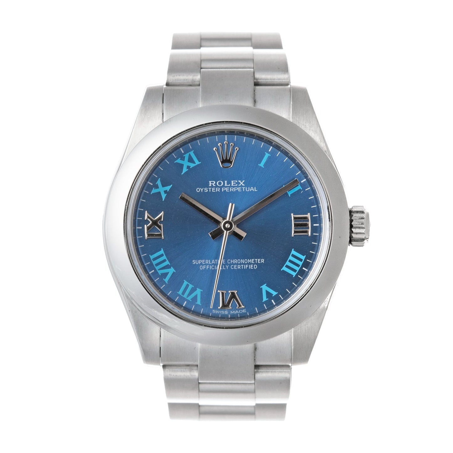 Rolex - Rolex Oyster Perpetual 31 Blue Roman Numerals (117200)