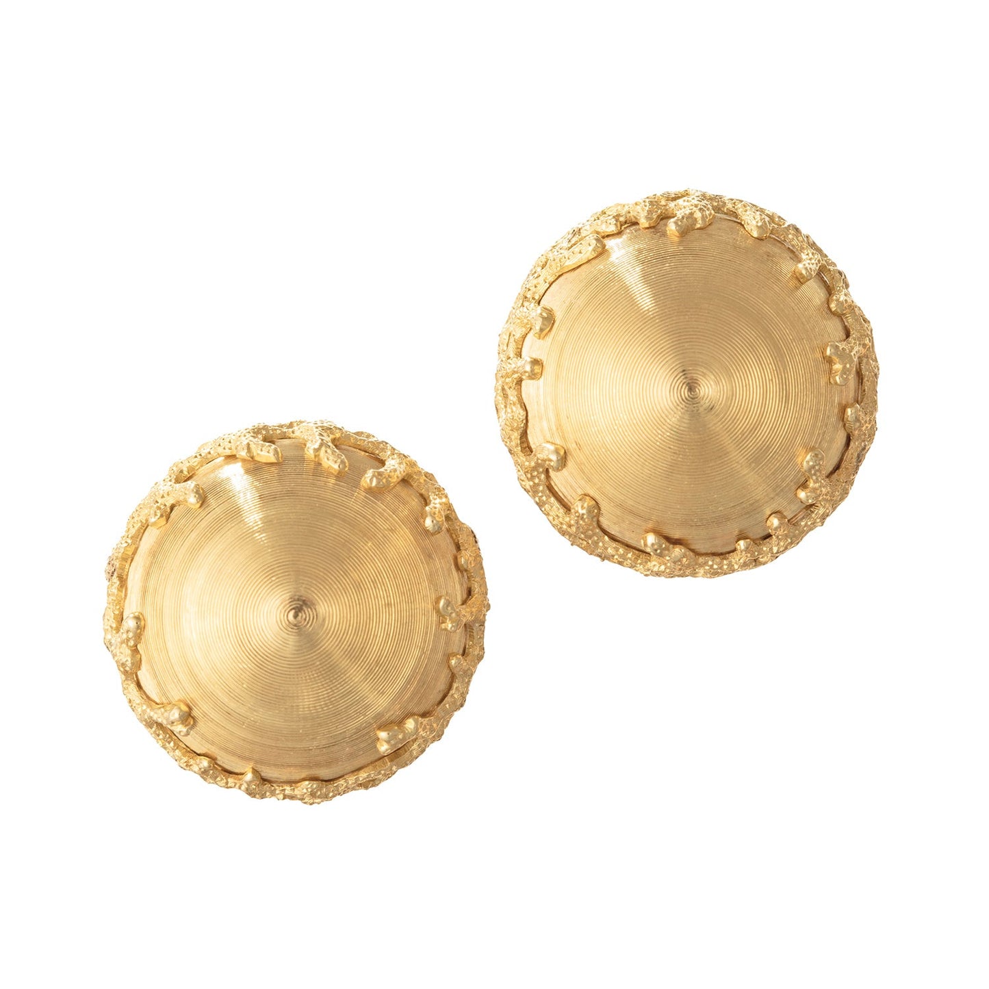 Tiffany & Co - 18k Yellow Gold Conical Dome Earrings