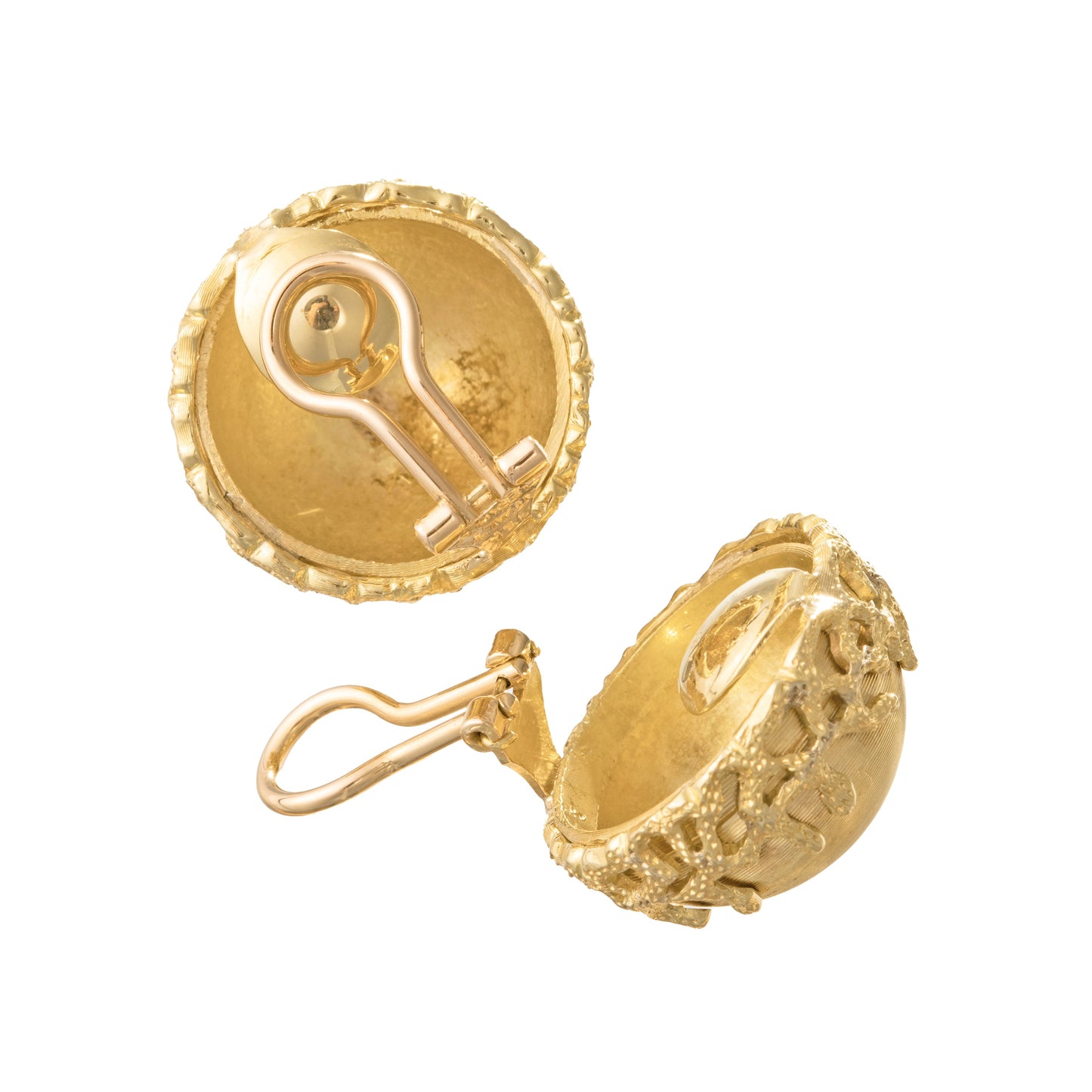 Tiffany & Co - 18k Yellow Gold Conical Dome Earrings