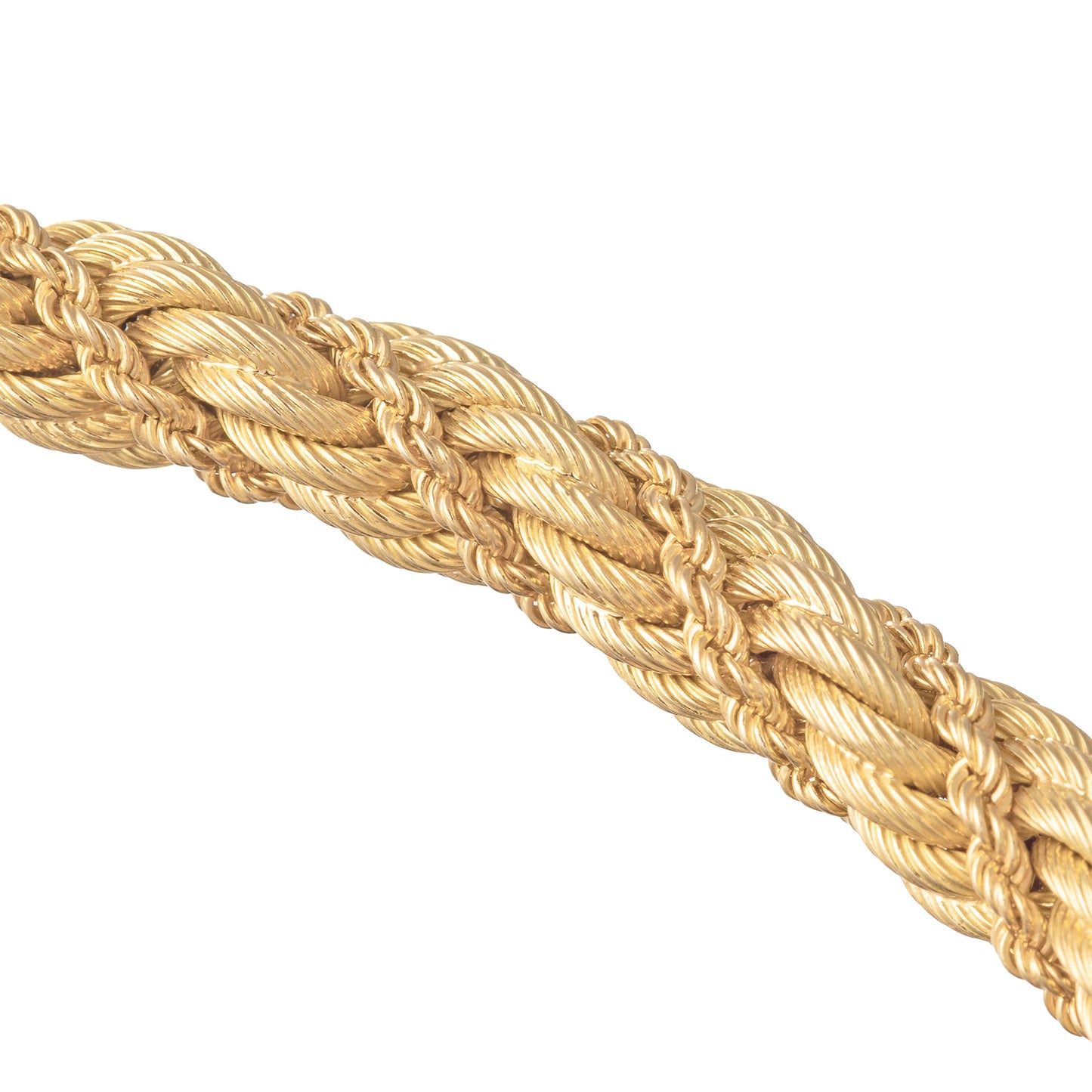 Tiffany & Co - 18k Yellow Gold Rope - Twist Chain Necklace